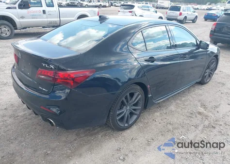2018 Acura Tlx Tech A-Spec Pkgs из США, поврежденный, VIN 19UUB3F64JA004994